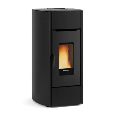 Pellet-Kaminofen EXTRAFLAME Mirka plus schwarz 8 kW